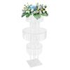 Five-tier Wedding Flower Stand, Crystal Flower Stand, Wedding Decorative Flower Stand