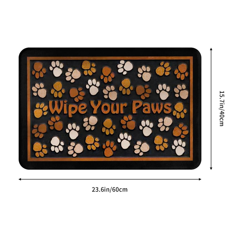 Wipe Your Paws Floor Door Bath Kitchen Mats Anti-Slip Outdoor  Doormat Garage Entrance Rug Carpet Footpad