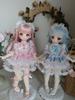 1/6 1/4 1/3 BJD Dress + Hairpin Doll cute lace multicolor set for 1/3 1/4 1/6 BJD SD DD 1/6 Blyth doll accessories