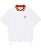COVERNAT Circle C Collar T-Shirt White