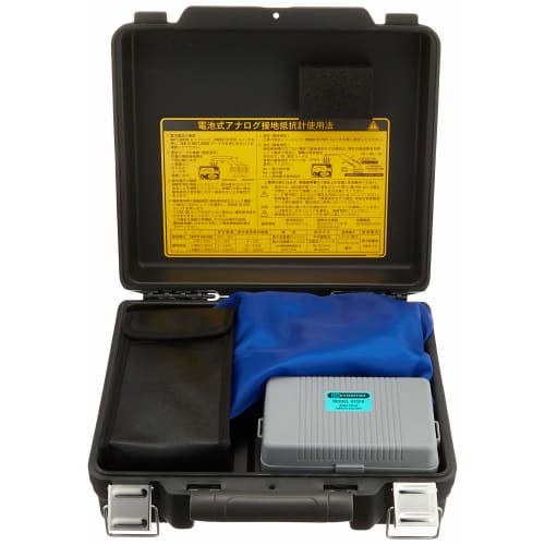 Kyoritsu Electric Meter Analog Ground Resistance Meter, Hard Type, 4102A-H