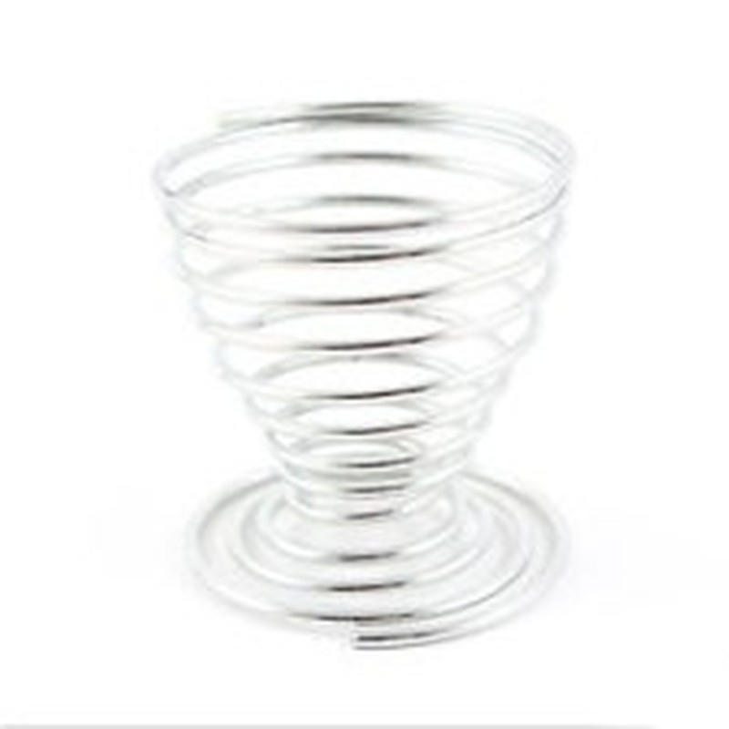 Edelstahl Federdraht Eierbecher Halter Ständer Aufbewahrung 1 Stk