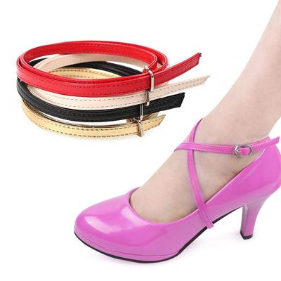 High Heel Anti-Drop Cross-Strap Shoe Laces & Buckles