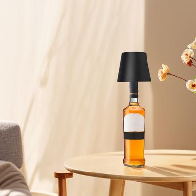 Touch-dimmbare Weinflaschen-Dekorationsleuchte, LED-Tischlampe, wiederaufladbar, 2000 mAh, Pridola-Flaschenlampe für Partys, Bars, Restaurants