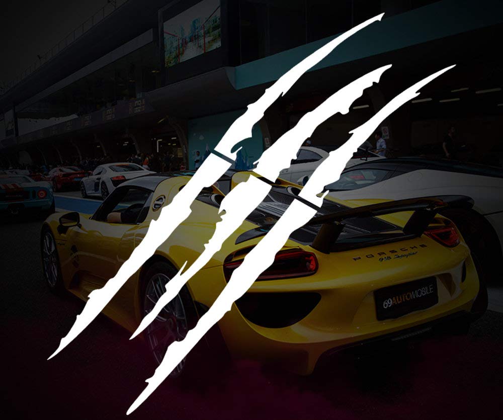 Lifepower CSTNM02S-WH-LP Nagelmarken Autoaufkleber Schneideaufkleber Dekoration Kratzer verdecken Auto Fahrrad Dekoration