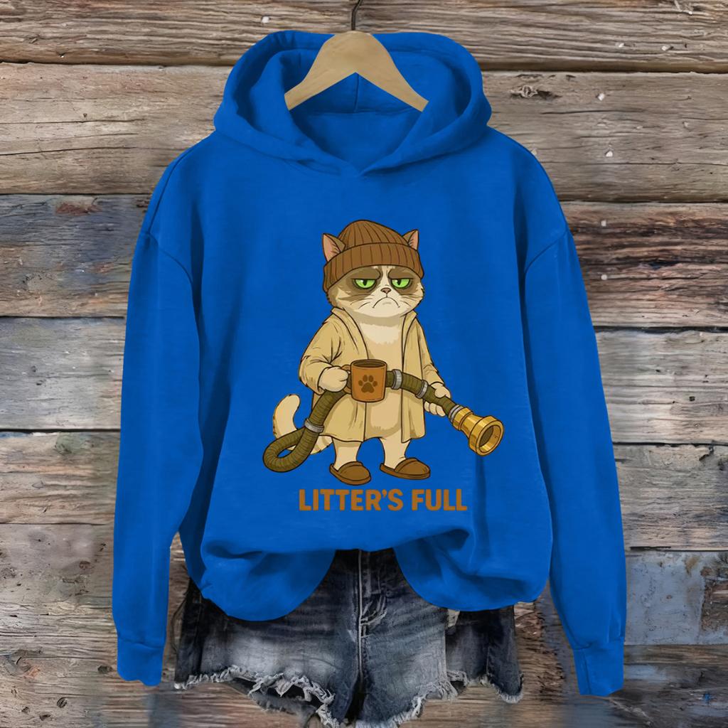 Women's Fashion Daily Versatile Casual Sweatshirts Long Sleeve Hooded Top Sweatshirts