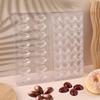 Professionelle Kunststoff-Schokoladenform Transparent Handgemacht Kugel Schokoladenwerkzeuge DIY Kuchenform Dessert Pudding
