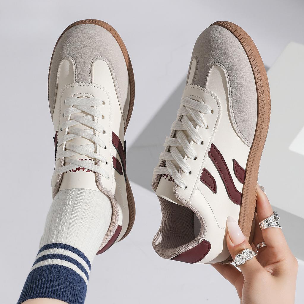 Damen Frühling Sportlich Lässig Retro Leichtgewicht Forrest Gump Laufschuhe und Board Schuhe mit Weichen Sohlen