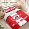Custom Name Bedding Set 3 PiecesBristol City Print Duvet Cover + 2 Pillowcases Soft Bed Decor