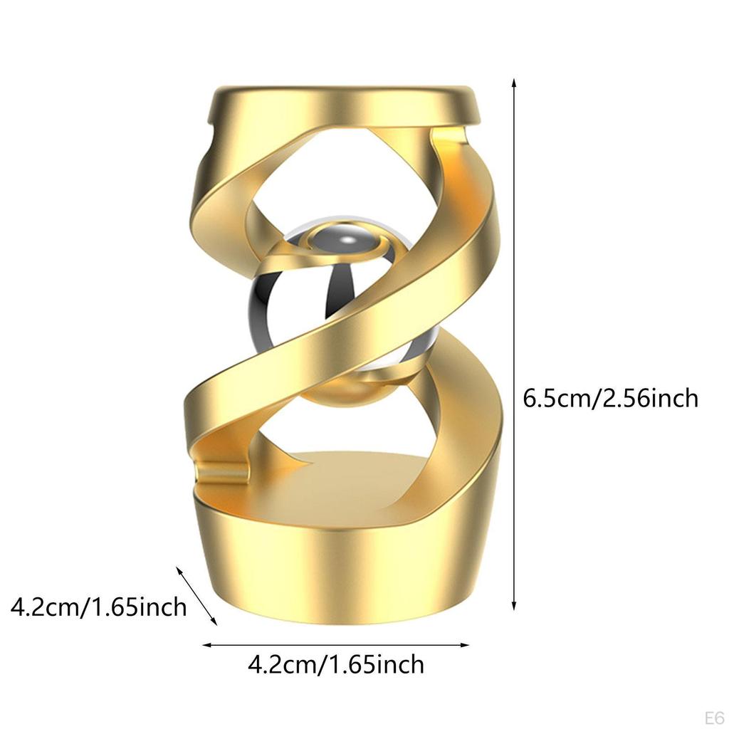 Defying Desk Toy Floating Physics Tabletop Ornament Metal for Birthday Gift Relaxing