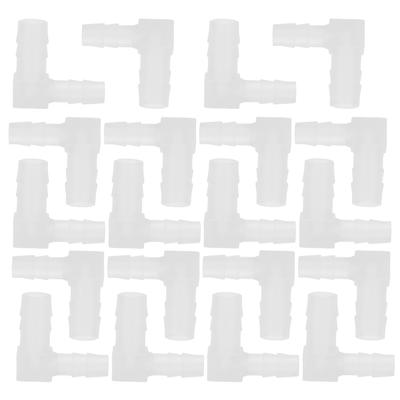 20 SZTUK Akwarium Kolanko 90 stopni Adapter Rurki Pompki Powietrza Złączka Węża Akwariowego