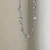 Light Luxury Niche High-End Moonstone Necklace Female Sweet And Cool Personality Versatile Design Sense Pure Desire Collarbone Chain