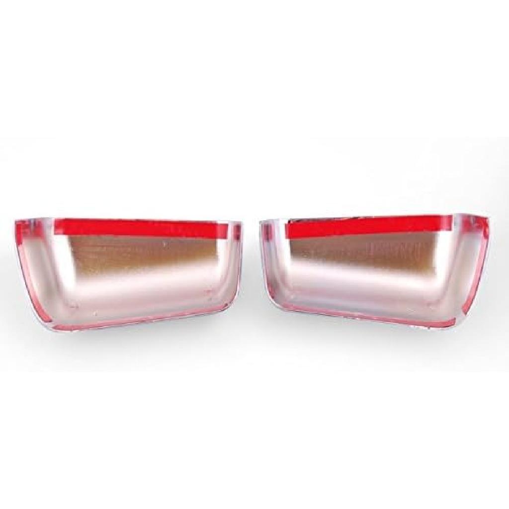 2X Chrome Side Door Half Top Mirror Cover Trim for 2008-2016 Ford F250 F350 F450 F550 Super Duty