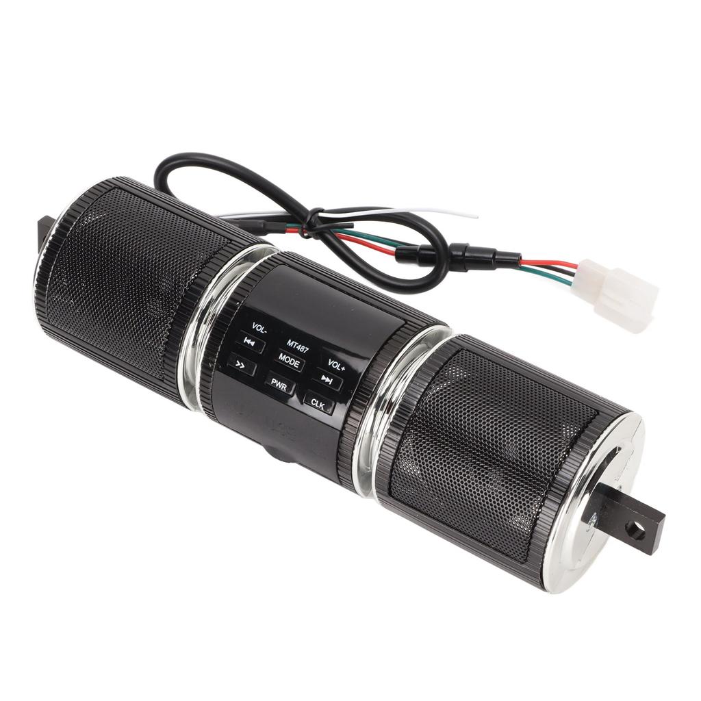 Motorrad   Lautsprecher Kabellos IP54 Wasserdicht  12V Lenker Montiert   Soundsystem