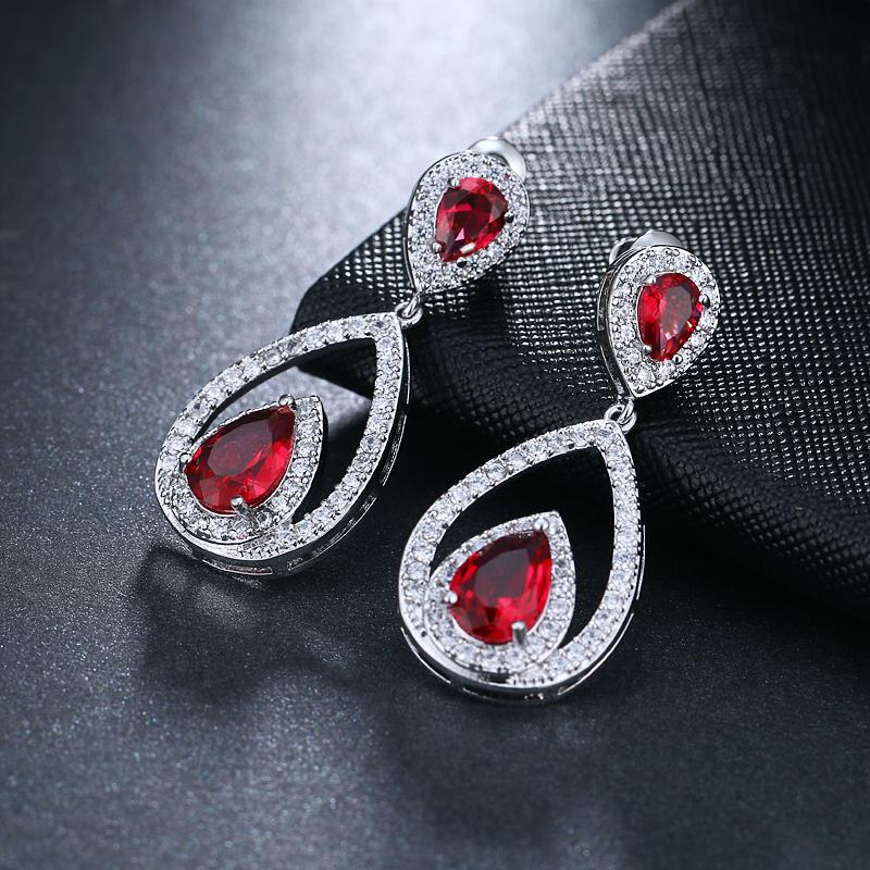 

Emmaya Latest Giveaway Present Top Zircon Crystal Paved Women Peacock Tail Christmas Big Dangle Drop Earrings Bridal Gathering Wedding Occasion