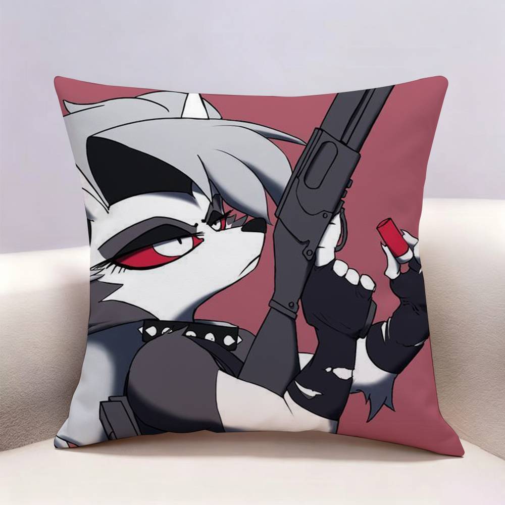 Sassy LLoona Wolf Doublesided print Pillow Case Pattern Printed Pillowcase For Living Room Sofa Cushion Cover