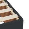 Black Bed Frame 90x190 cm Faux Leather