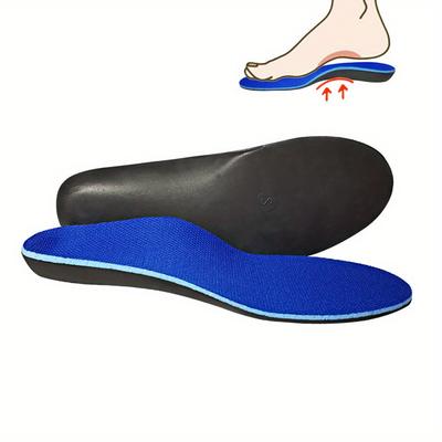 Einlegesohlen für Plattfüße, Einlegesohlen mit Fußgewölbeunterstützung für Schuhe, Männer, Frauen, Fußgewölbepolster, Korrektur, Schuheinlagen, Atmungsaktiv