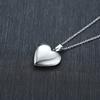 Trendy Stainless Steel Heart Locket Necklace for Women Girls, Can Be Opened Reliquary Pendant,with Family BFF Collar Jewelry