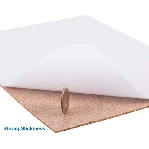 NEXTER Self-Adhesive Cork Sheet, 40cm X 2m, 2mm Thick, Heat-Insulating, Sound-Dampening, and Non-Slip, for DIY, Coasters, and Home Decor (Rectangular,