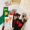 Socks Female All-match Simple Love Spring Autumn Cotton Socks Korean Version of The Trend Skateboard Pile Socks