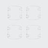 Türgriffschutz, 8er-Set, Türgriff, Schutz, Transparentes Material, Autotürschutz,