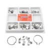 100 sztuk / paczka Dental Matrix Przekrojowe wyprofilowane metalowe matryce Zespoły Dental Matrix Rings