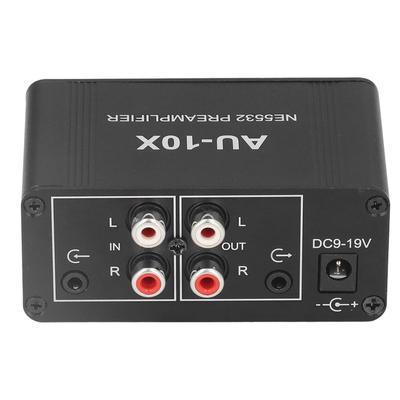 NE5532 Headphone Amplifier, 20Db Stereo Sound Signal Phono Preamp with 3.5mm Headphone Input and Output for Home Stereo Systems