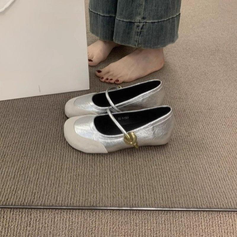 New Style Casual Women's Round-toe Soft-soled Slip-on Low-cut Single Shoes
