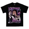 Unisex Michael Jackson Geprint T-shirt met Korte Mouwen Amerikaanse Retro Stijl Zomer Straatmode Trend DAMES En Unisex T-shirt