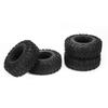 4PCS 120mm 2.2in Rubber Model Car Universal AntiSlip Tire Skin for SCX10 TRX4 RC Car