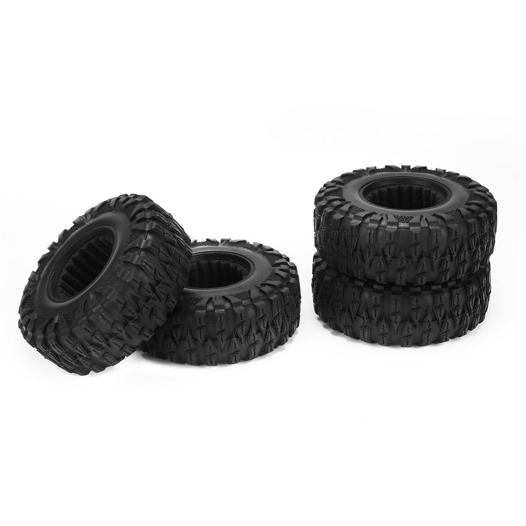 4PCS 120mm 2.2in Rubber Model Car Universal AntiSlip Tire Skin for SCX10 TRX4 RC Car