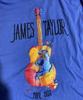 Vtg James Taylor 2022 Tour Heavy Cotton Blue All Size Unisex Tee Shirt Unisex T-Shirt