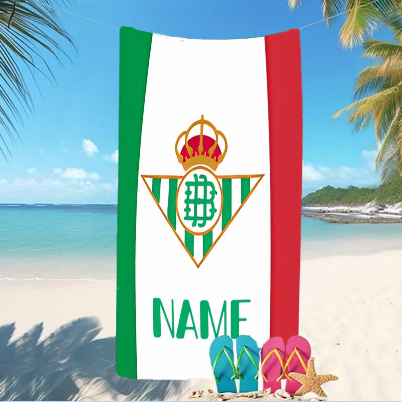 Customizable Personalized Beach Towels Real Betis Balompié Themed designs.Suitable for the Beach, Yoga, Sports;ideal As Beach Accessories