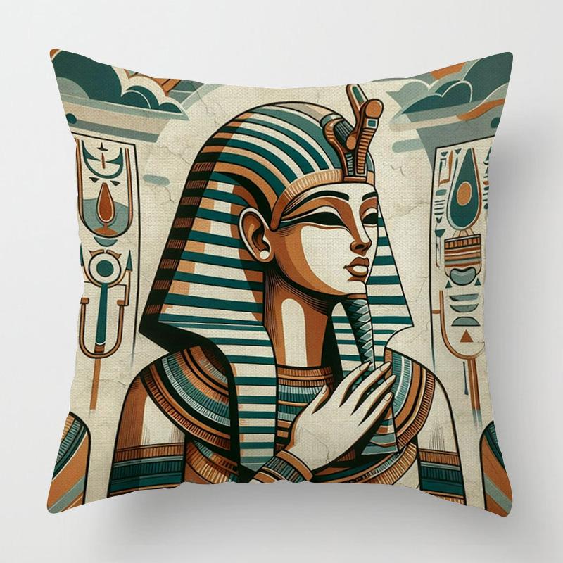 Moderne Dekorative Kissen für Zuhause Wohnzimmer Dekoration Überwurf Kissenbezug 45*45 40X40cm 60X60cm 45X45cm 50X50cm Ägypten Pharao