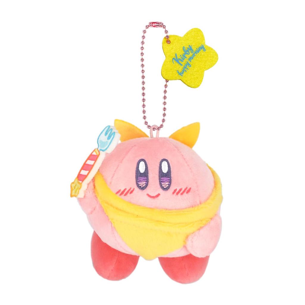 Sanei Boeki Kirby of the Stars Kirby Happy Morning Mascot Breakfast W8 X D9 X H8cm Plush Toy Kirby's KHM-04