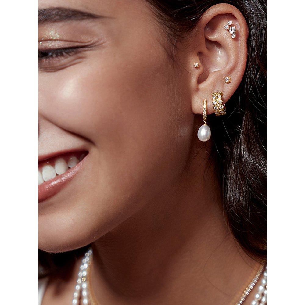 Pave Climber Barbell 295 Silver Piercing E058-01G