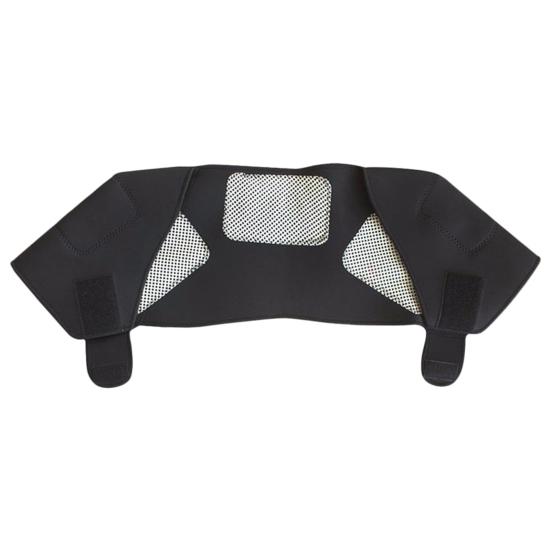 

Shoulder Pad Self-heating Magnetic Therapy Faux Leather Adjustable Soft Shoulder Strap for Sports M