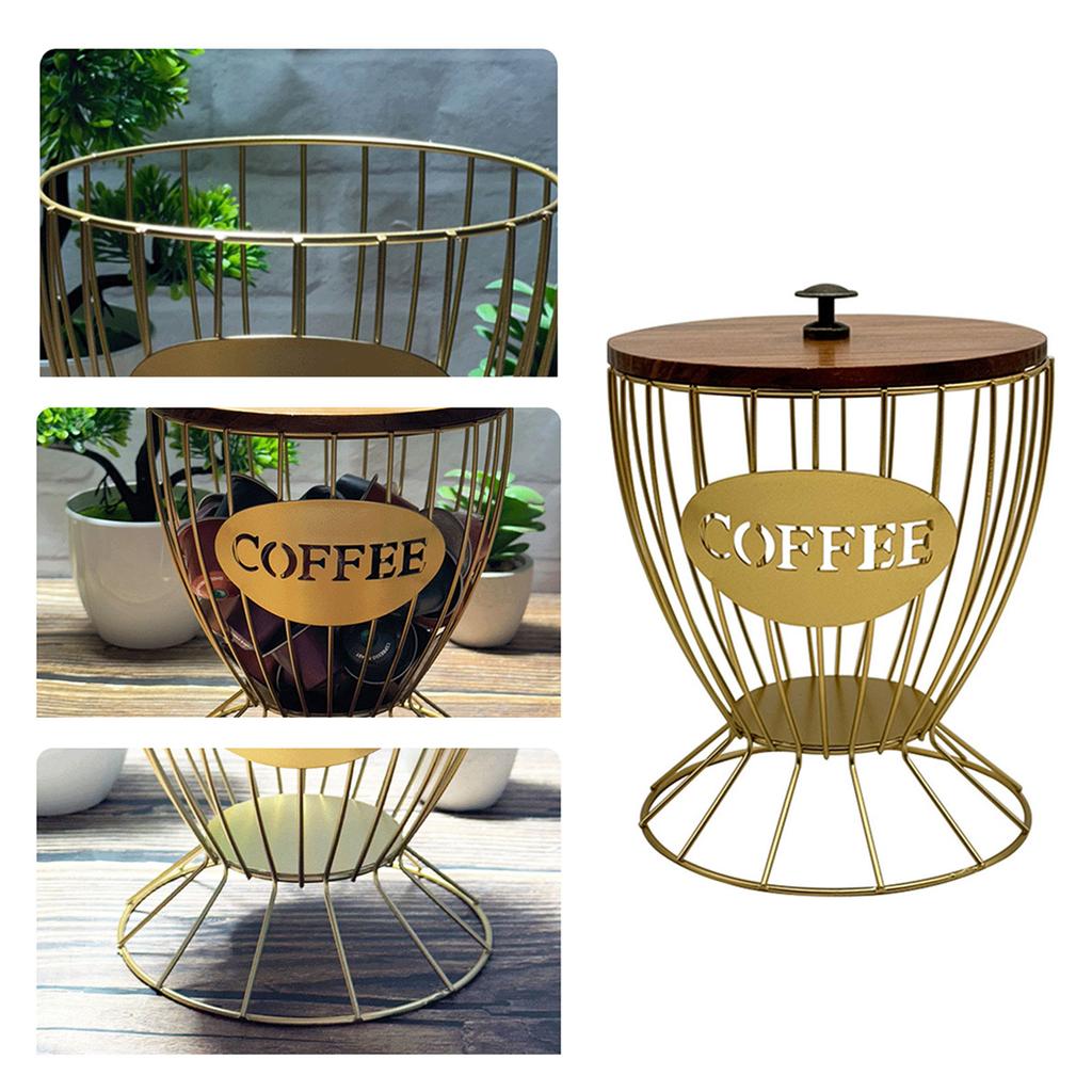 Modern Capsules Coffee Organizers Functional Coffee Storage Rack Portable Storage Organizers Durable Display Stand