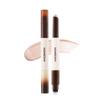 Lynlyulinger Concealer Stick Concealer with Double-Ended Brush: High Coverage, Close Fit, Natural Finish, Pore Correction, Covers Blemishes, Dark
