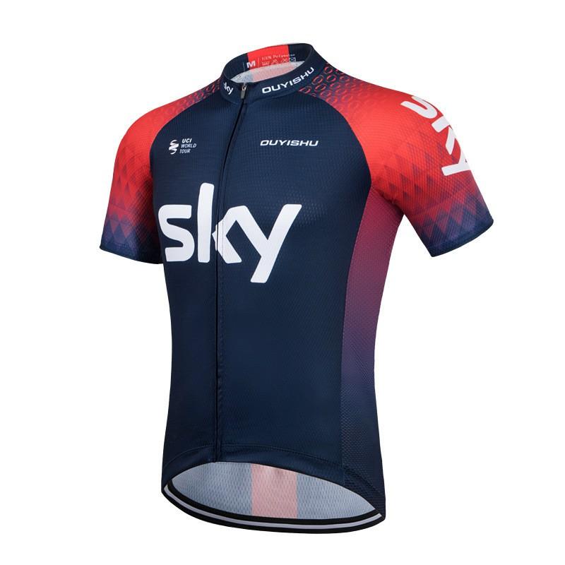 Mens Cycling Jersey Short Sleeve Breathable Performance Bike Shirt Riding Apparel