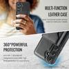 MAGKING K2 Series For Samsung Galaxy S24 FE Magnetic Case PC + TPU + PU Phone Cover with RFID Blocking Wallet