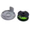 3pcs Spool Cap Automatic Green Solid Thread Length Per Spool : 3