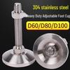 Guyu 304 Stainless Steel Heavy-Duty Adjustable Leveling Foot