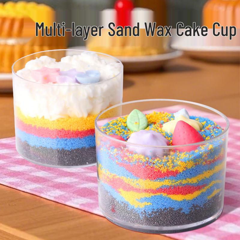 Handmade DIY Cake Dessert Candle Toy for Kids – Mini Origami Candle Gift Set