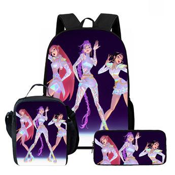 Backpack, Various Styles, Cartoon Heat Transfer, Digital Printing, Backpack, Large-Capacity Student Schoolbag