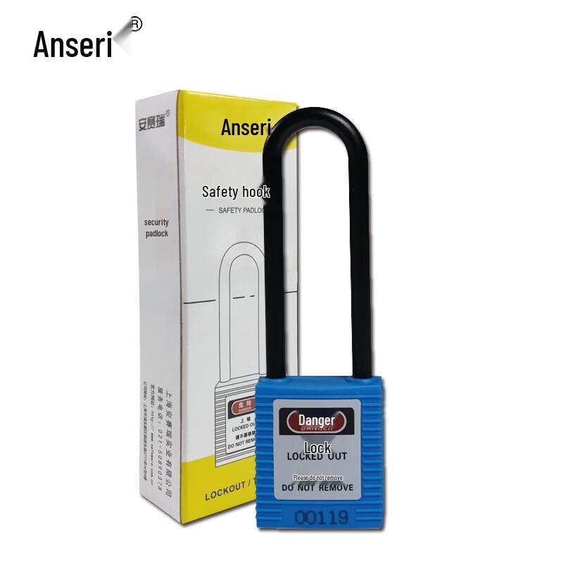 Ansell Long Shackle Insulated Safety Padlock