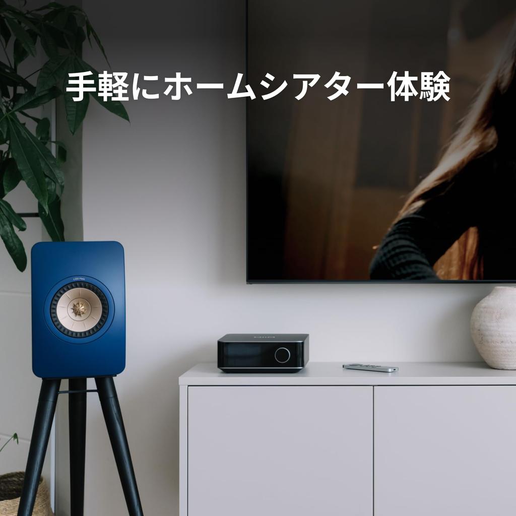 [Direct Import] WiiM Amp Ultra with Two Voice Remotes 100W Streaming Amplifier with ESS ES9039Q2M DAC and TI TPA3255 Dual Amplifier RoomFit EQ &