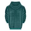 Men's Autumn Plush Hoodies Big and Tall Solid Color Sweatshirts Fuzzy Fleece Letter Label Comfty Casual Sweatshirt for Men
