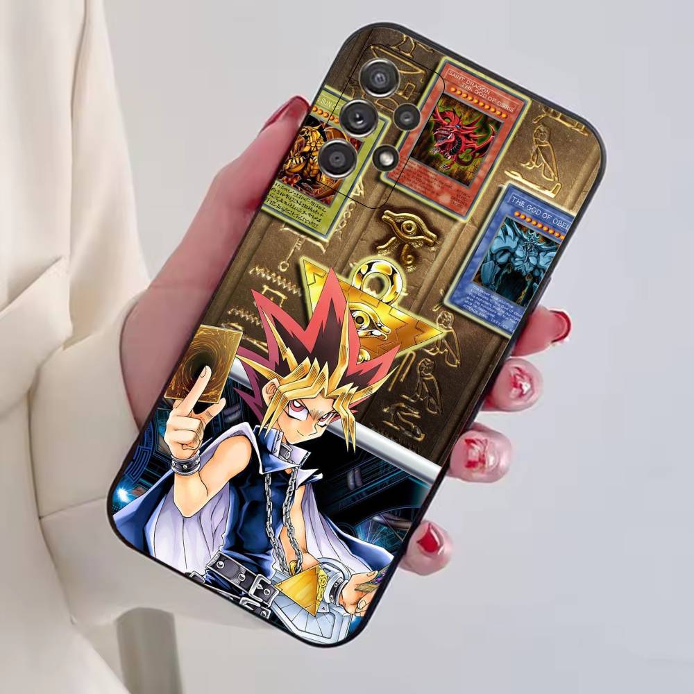 A-Anime Yu-Gi-Oh Phone Case For Samsung S25,S24,S21,S22,S23,S30,Ultra,S20,Plus,Fe,Soft Silicone Black Cover